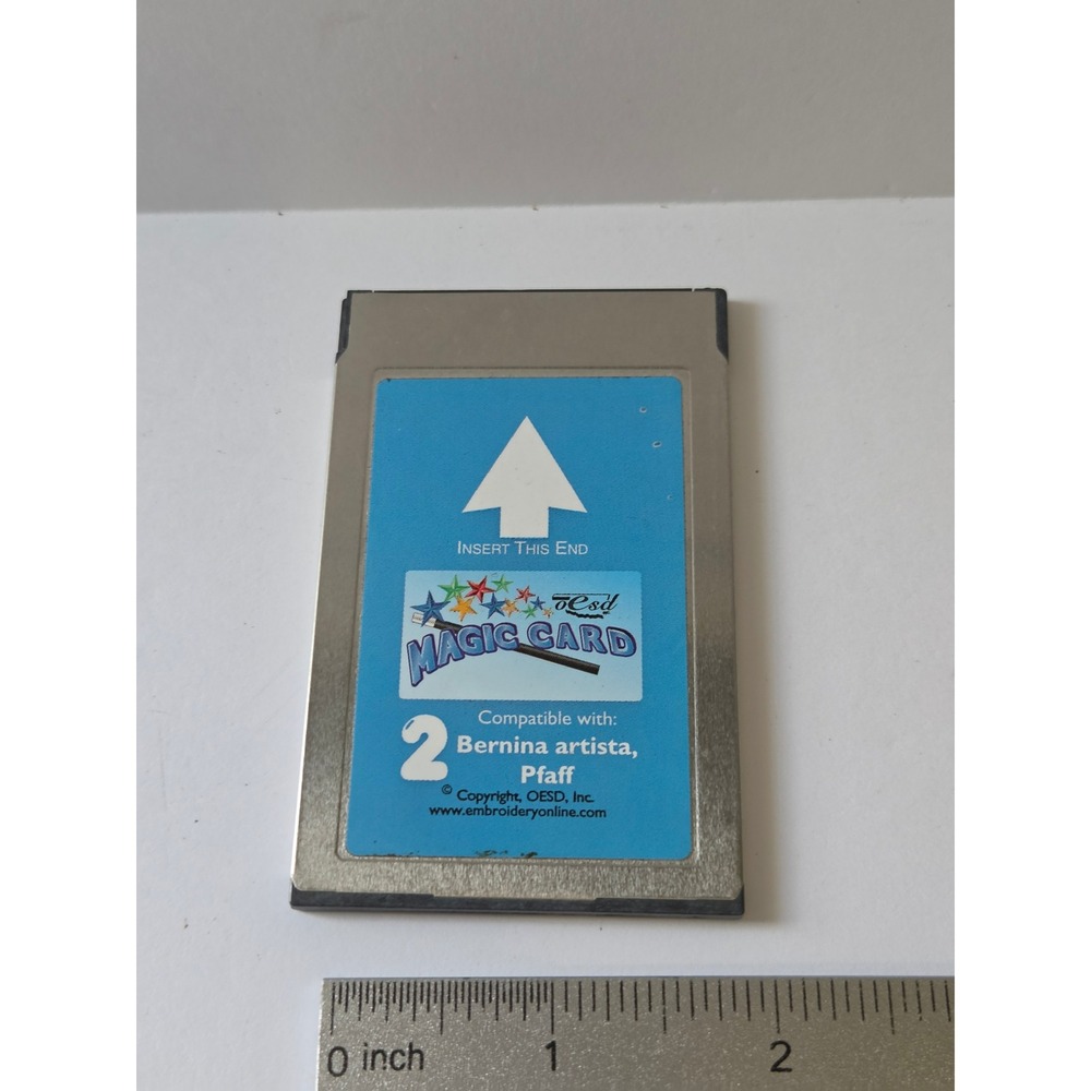 OESD Magic Card 2 Embroidery Design Memory Card Bernina Artista Pfaff Made USA